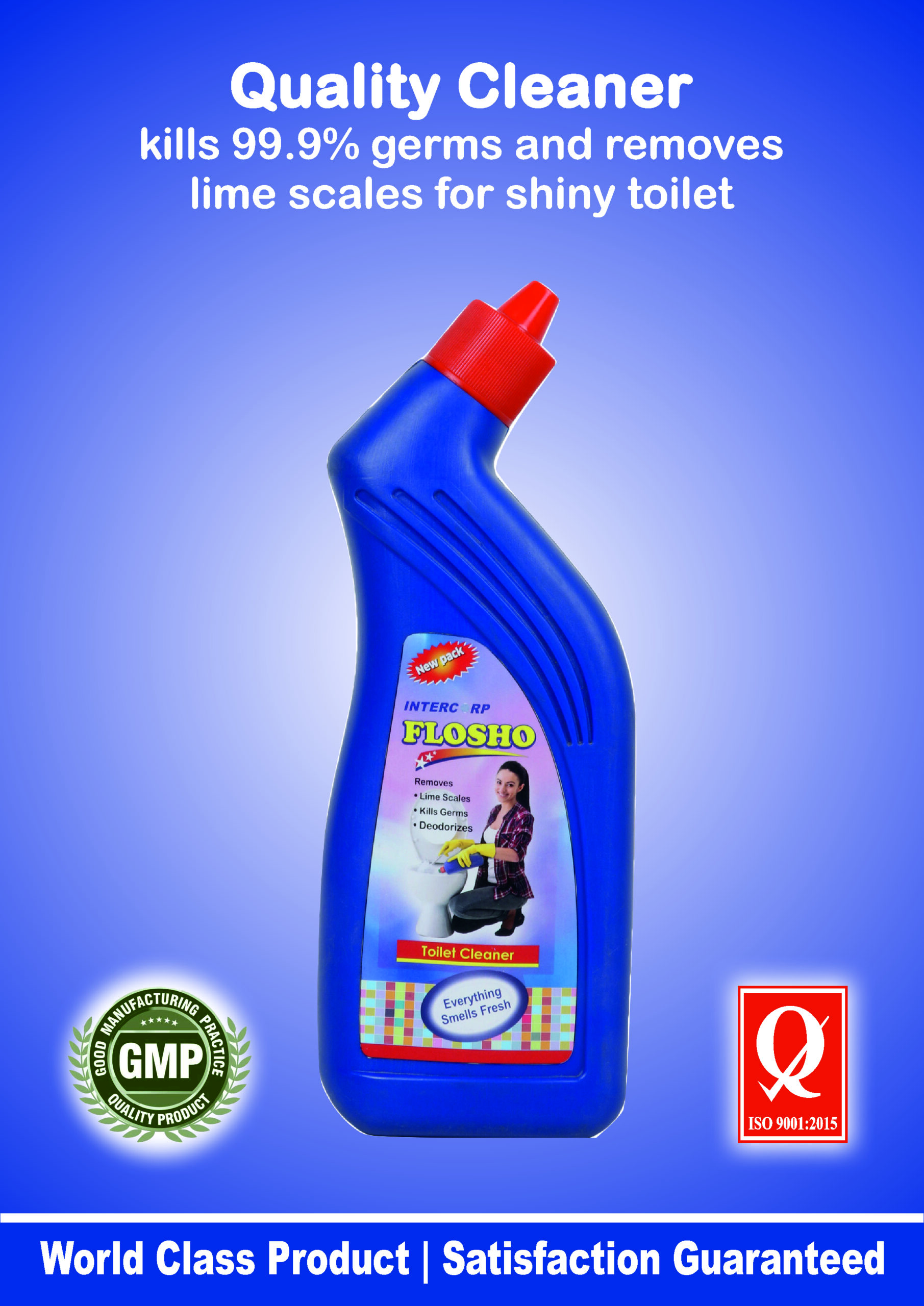 INTERCORP FLOSHO Toilet Cleaner Poster