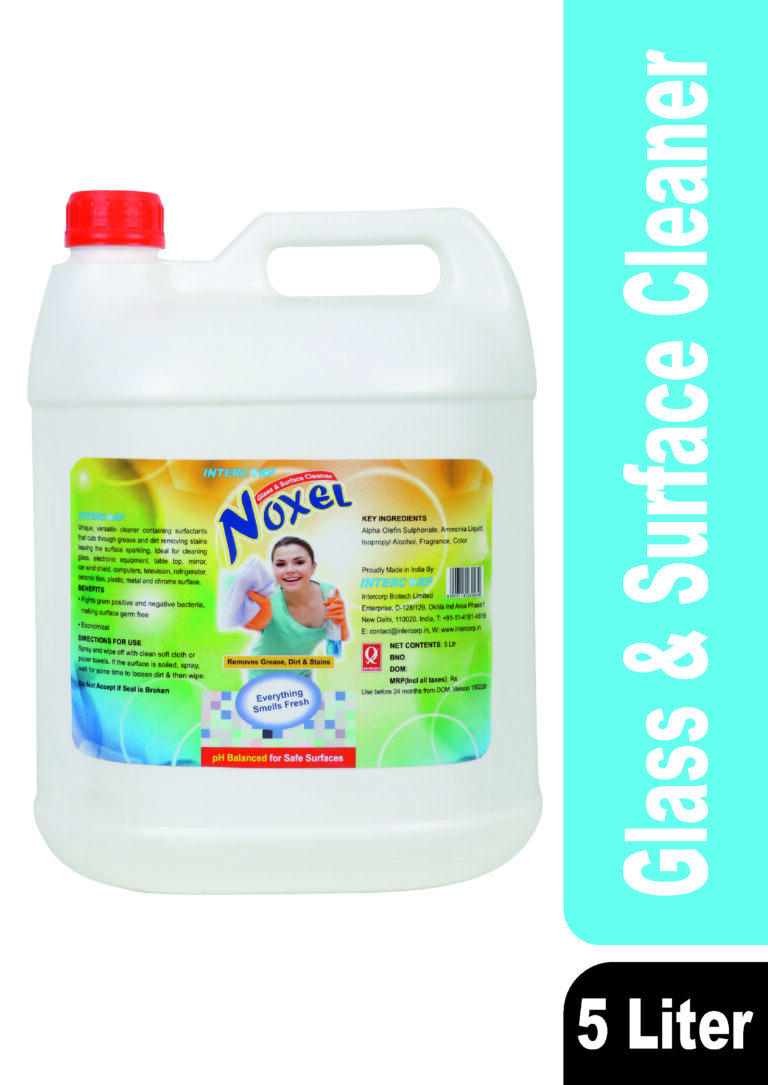 INTERCORP NOXEL Glass & Surface Cleaner Sprayer, 5 Liter Jumbo Saver Pack