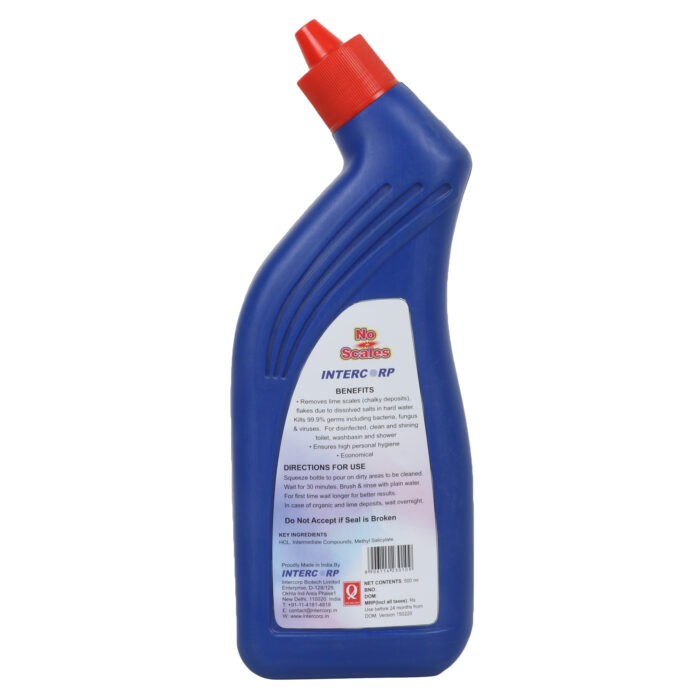 INTERCORP FLOSHO Toilet Cleaner, 500 ML Back