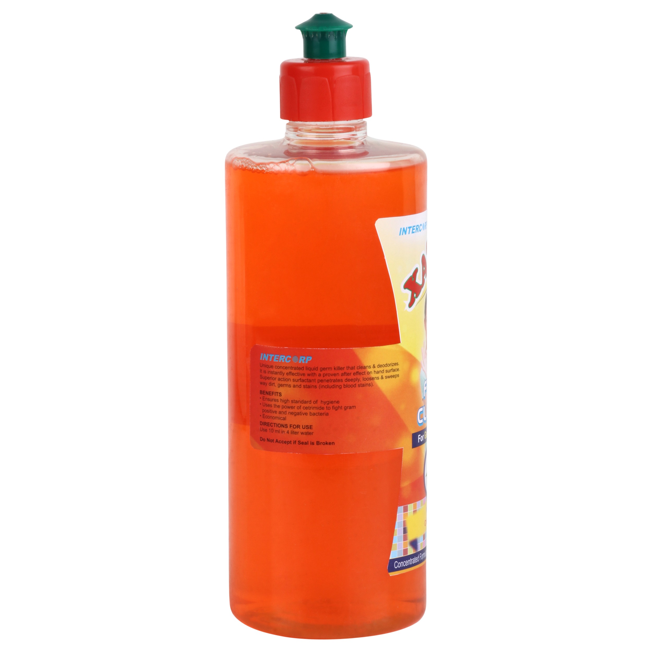 INTERCORP XATA Disinfectant Floor Cleaner, 500 ML Right