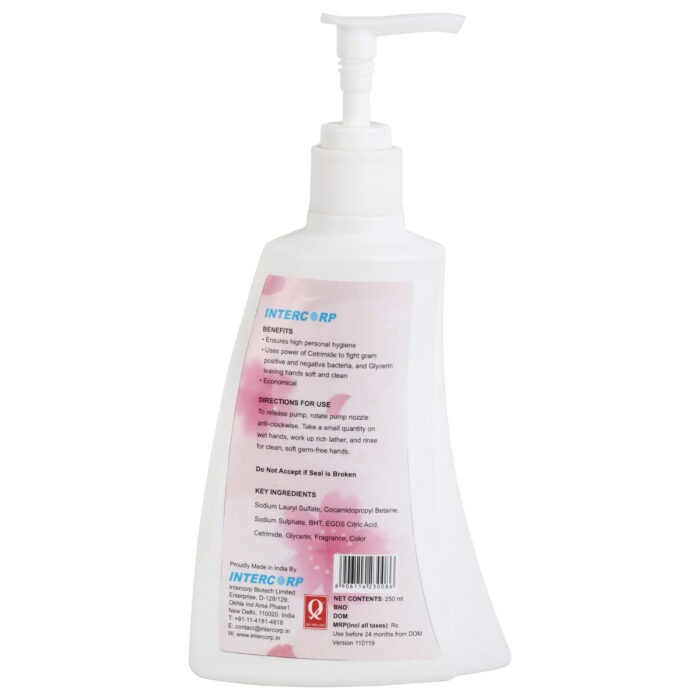 INTERCORP SOTHEE Antibacterial Soft Refreshing Liquid Hand Wash, 250 ml Back