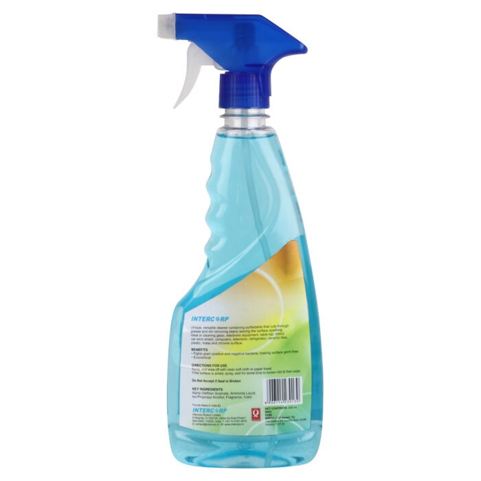 INTERCORP NOXEL Glass & Surface Cleaner Sprayer, 500 ML Back