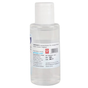 INTERCORP FOMY 75% Isopropyl Alcohol-based Hand Rub Sanitizer and Disinfectant, 100 ml (Natural) Left