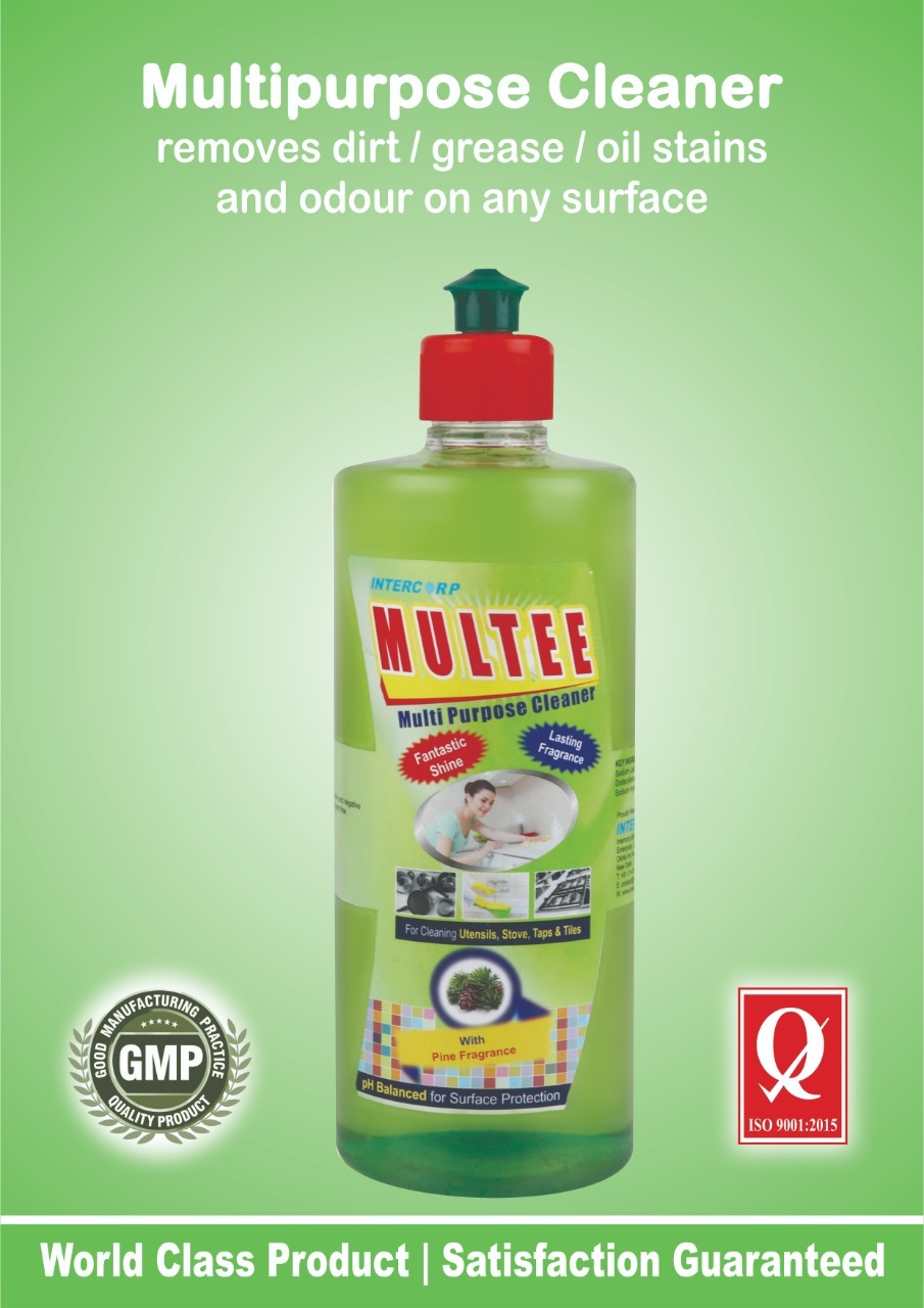 INTERCORP MULTEE Antibacterial Multipurpose Cleaner, 500 ML Certifications