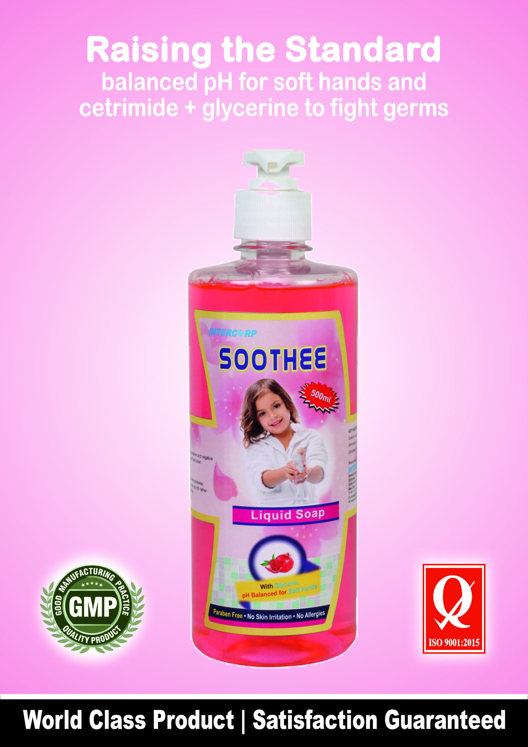 INTERCORP SOTHEE Antibacterial Soft Refreshing Liquid Hand Wash, 500 ml Certifications