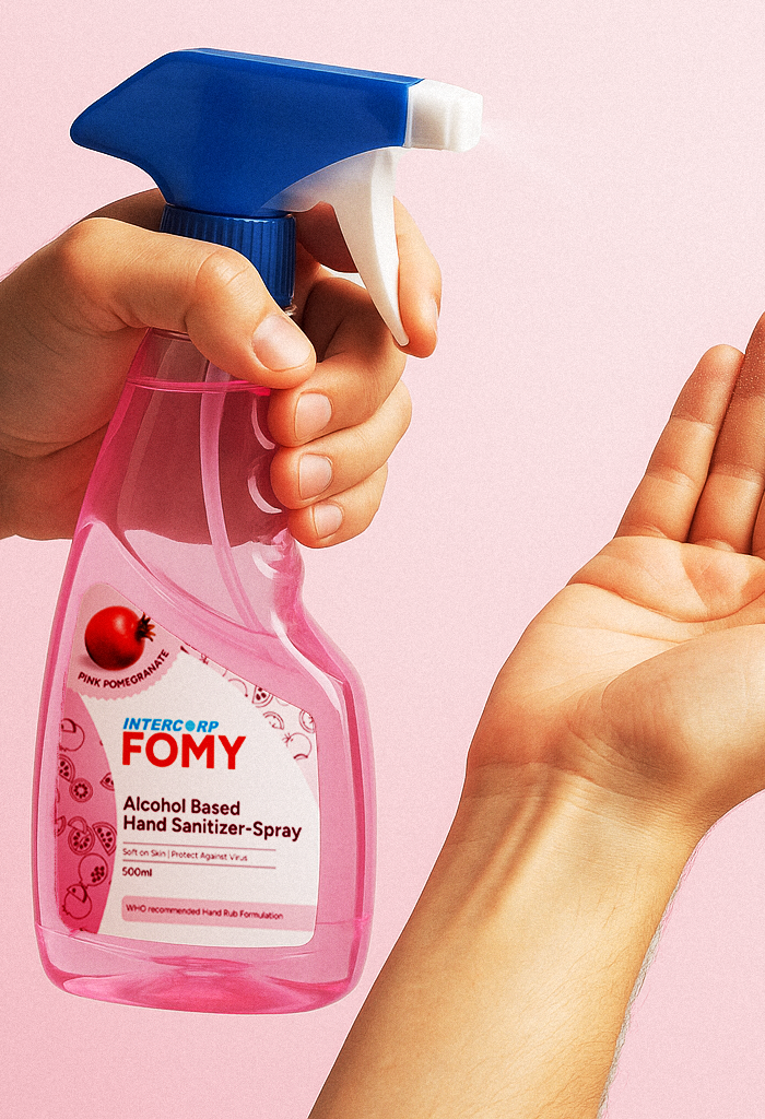 INTERCORP FOMY Alcohol-based Hand Rub Sanitizer and Disinfectant - Image 1