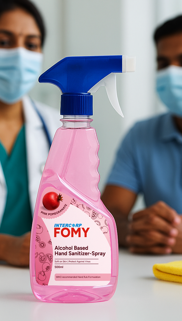INTERCORP FOMY Alcohol-based Hand Rub Sanitizer and Disinfectant