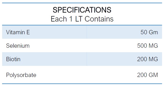 INTERMIX -BIOSELVIE Specifications