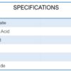 INTERMIX -TOXICORP EC Specifications
