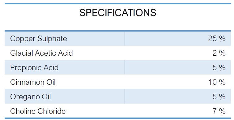 INTERMIX -TOXICORP EC Specifications