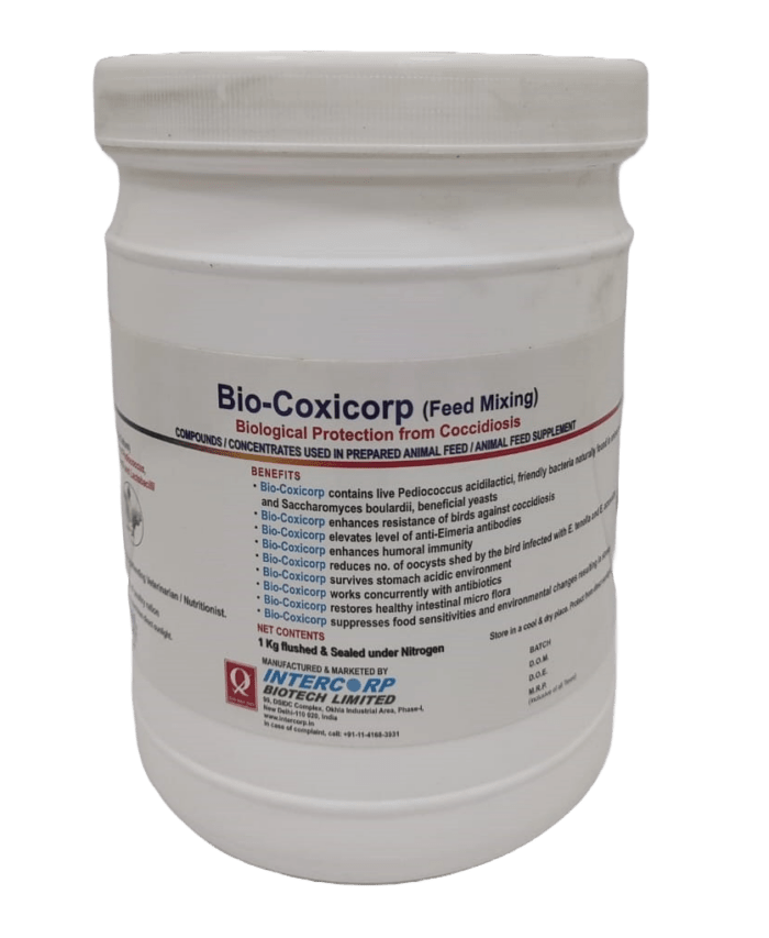 INTERMIX - BIOCOXICORP FEED MIXING - 1 KG JAR - POWDER