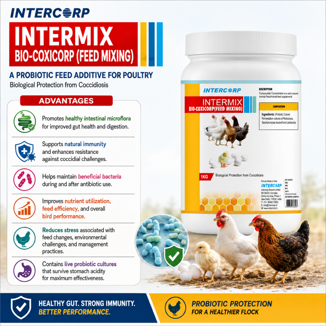 INTERMIX - BIOCOXICORP FEED MIXING - ADVANTAGES INTERMIX - BIOCOXICORP FEED MIXING - ADVANTAGES