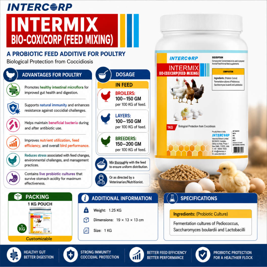 INTERMIX - BIOCOXICORP FEED MIXING - BROCHURE IMAGE INTERMIX - BIOCOXICORP FEED MIXING - BROCHURE IMAGE