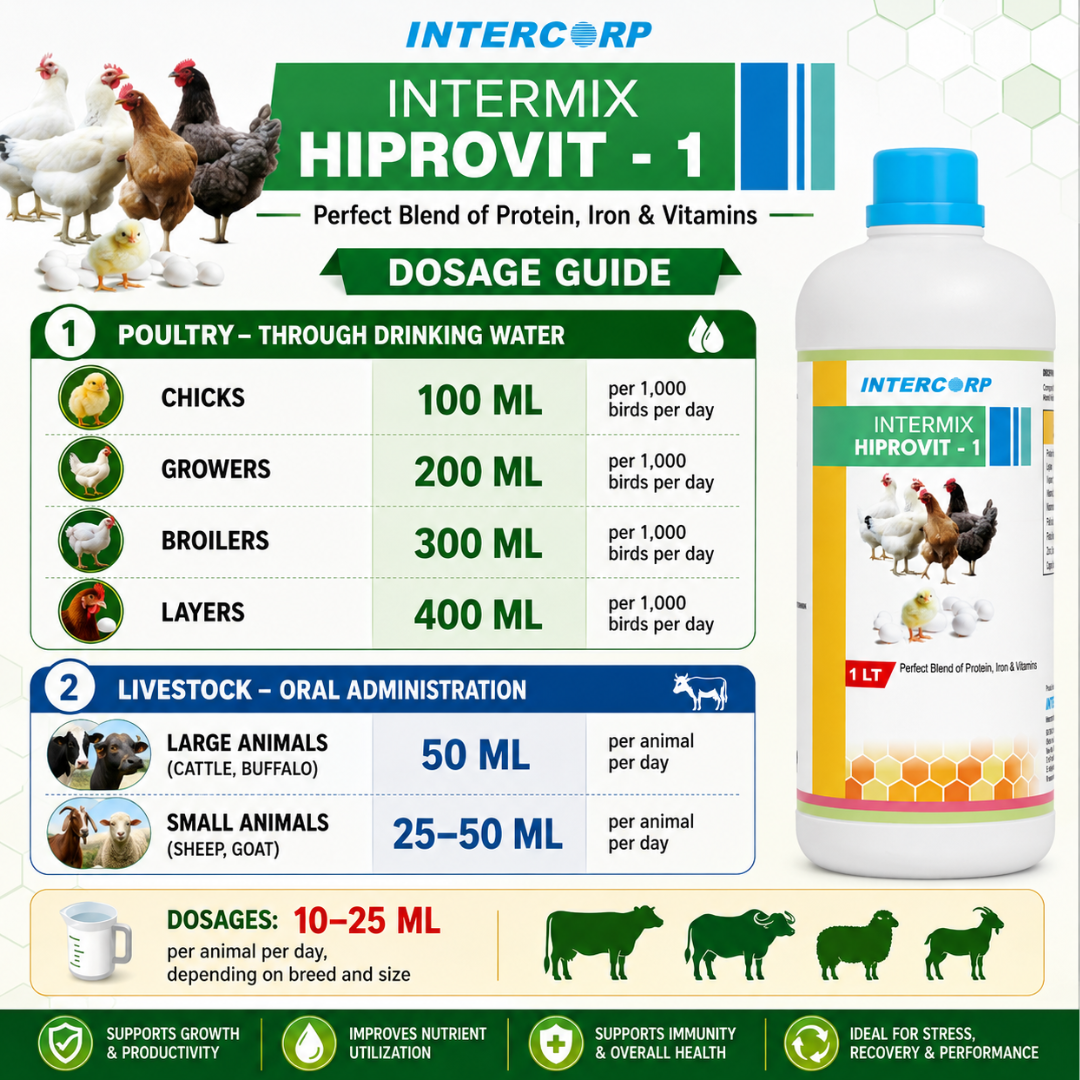 INTERMIX - HIPROVIT-1 DOSAGE