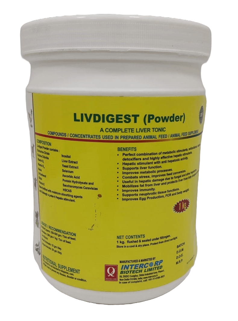 INTERMIX - LIVDIGEST - 1 KG JAR - POWDER