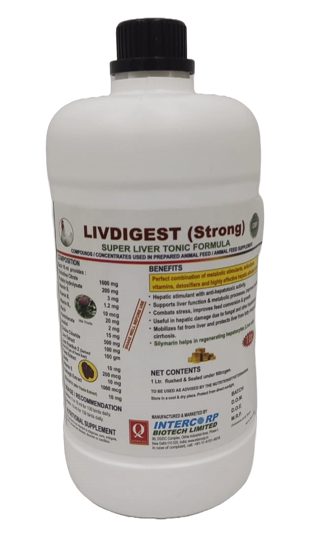 INTERMIX - LIVDIGEST STRONG - 1 LT BOTTLE - LIQUID