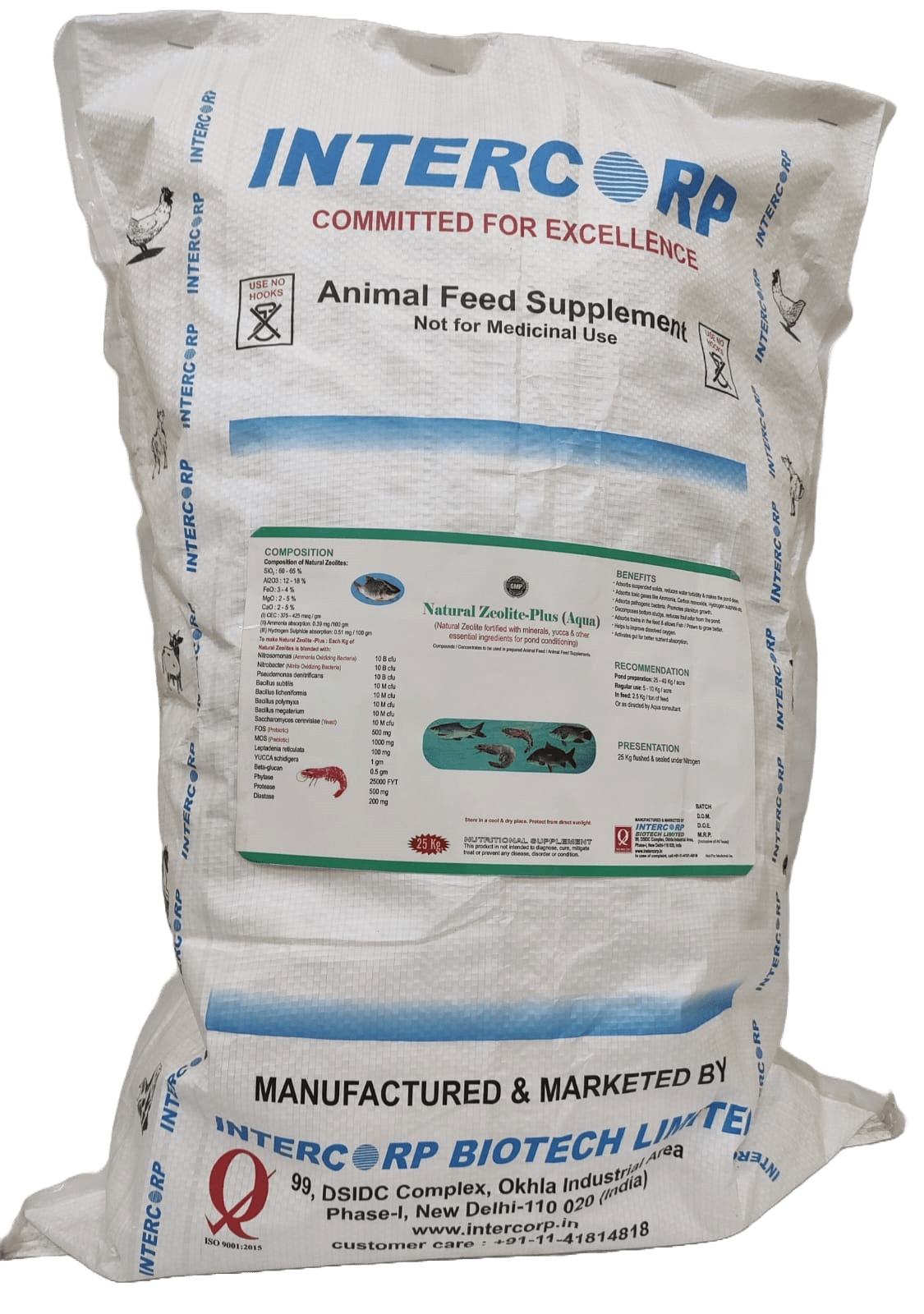 INTERMIX - NATURAL ZEOLITE PLUS (AQUA) - 25 KG (5X5 KG) BAG - POWDER