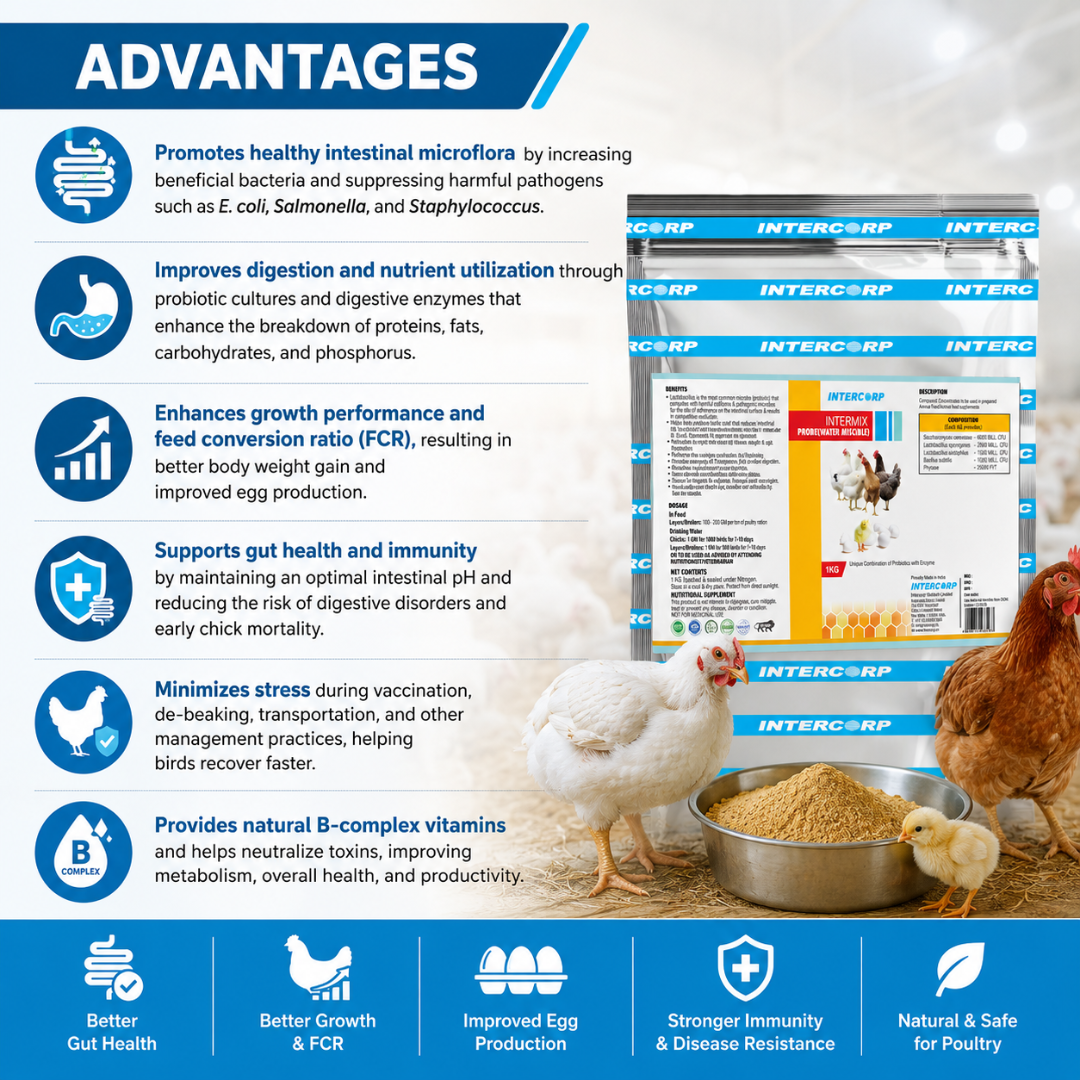 INTERMIX - PROBEE (WATER MISCIBLE) - ADVANTAGES