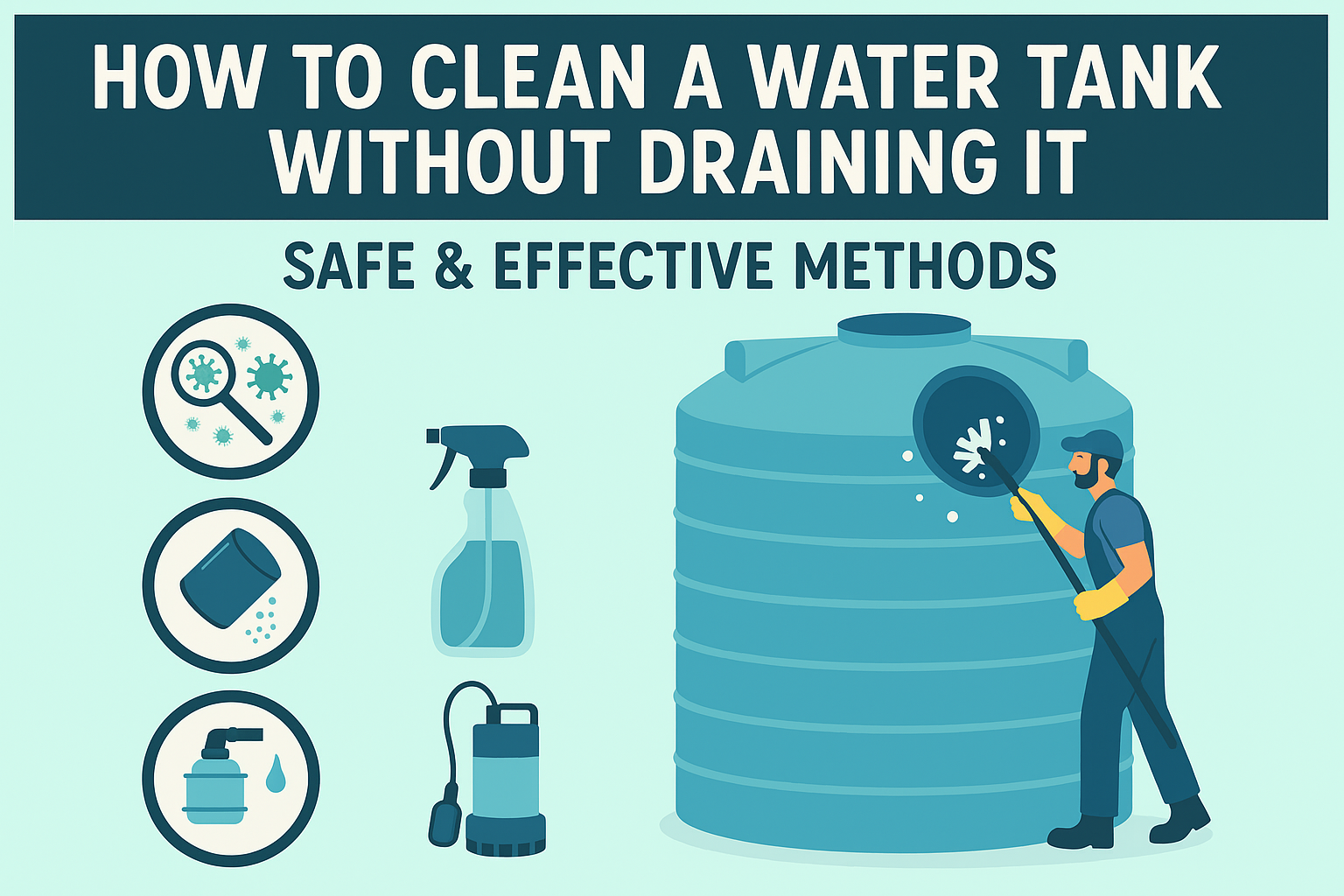 How to Clean a Water Tank Without Draining It: Safe & Effective Methods