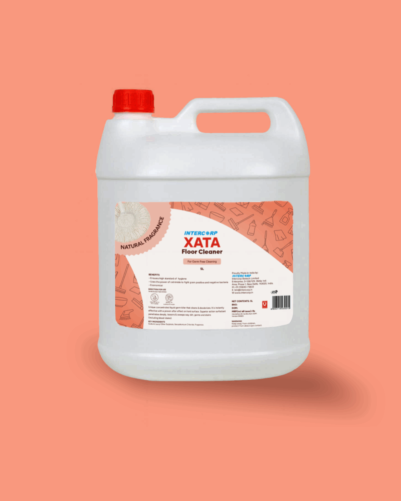 INTERCORP XATA Disinfectant Floor Cleaner, 5 Liter Jumbo Saver Pack
