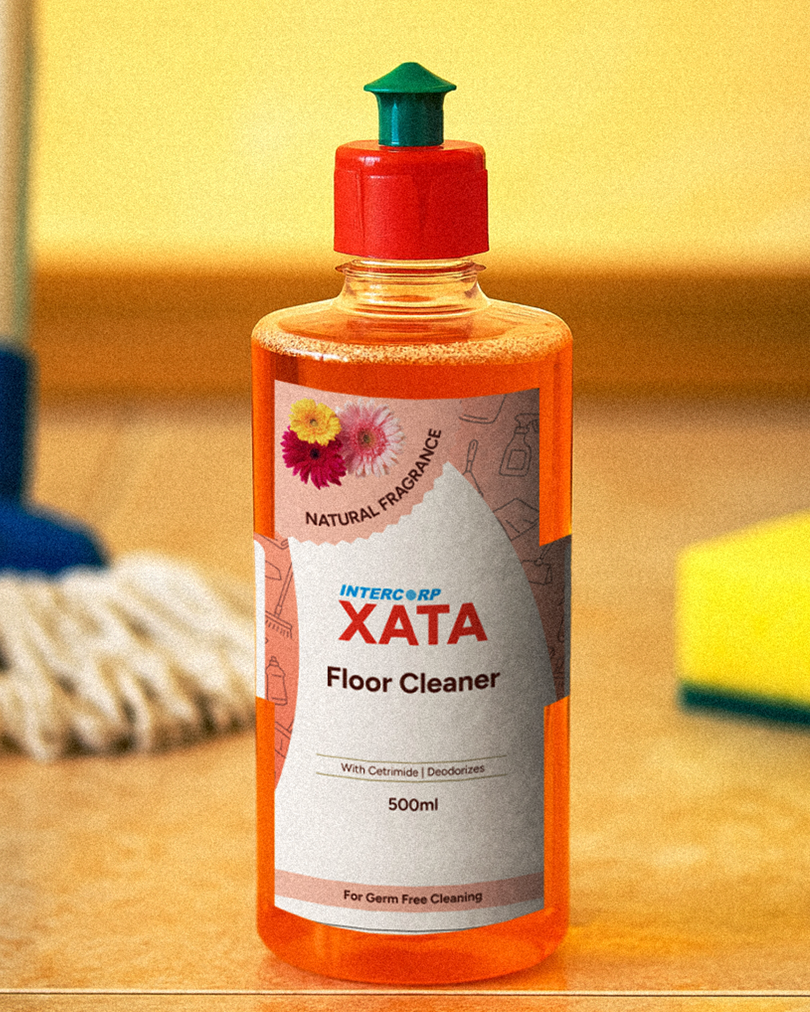 INTERCORP XATA Disinfectant Floor Cleaner, 500 ML, Lifestyle
