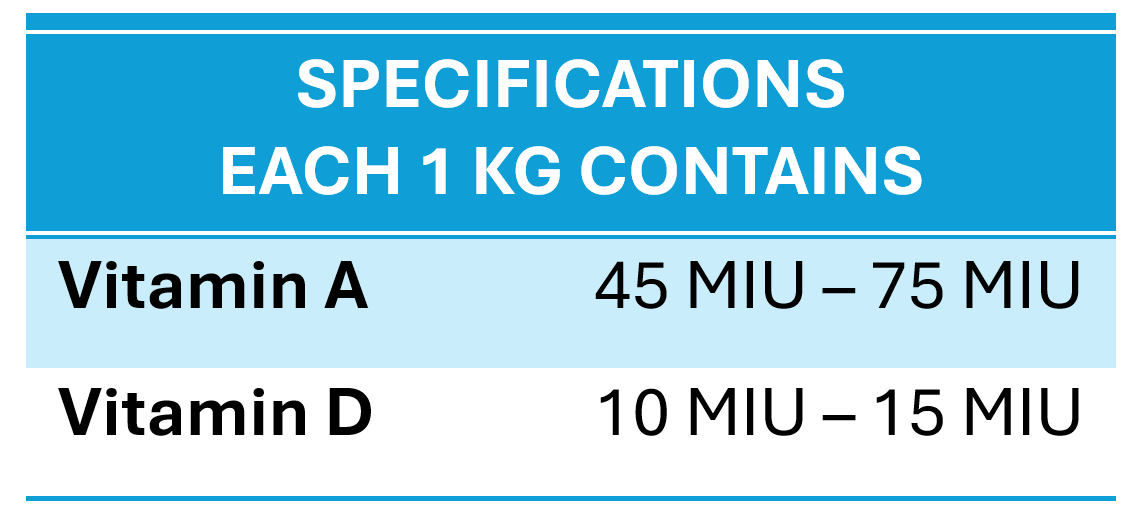 ULTRAMIX MILK 1 - Specifications