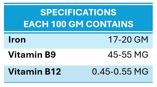 ULTRAMIX - RICE 1 SPECIFICATIONS
