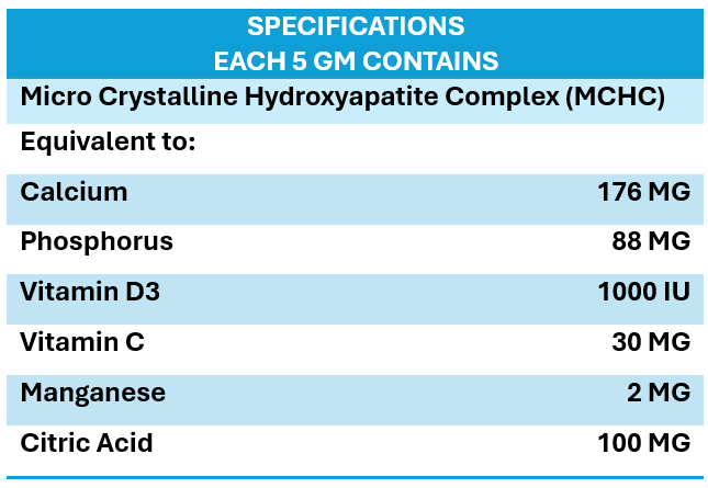 INTERMIX - ORTHOCAP - SPECIFICATION