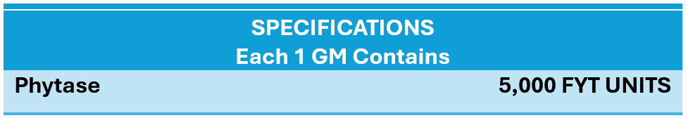 INTERMIX - FYTAZYME 5000 - SPECIFICATION IMAGE
