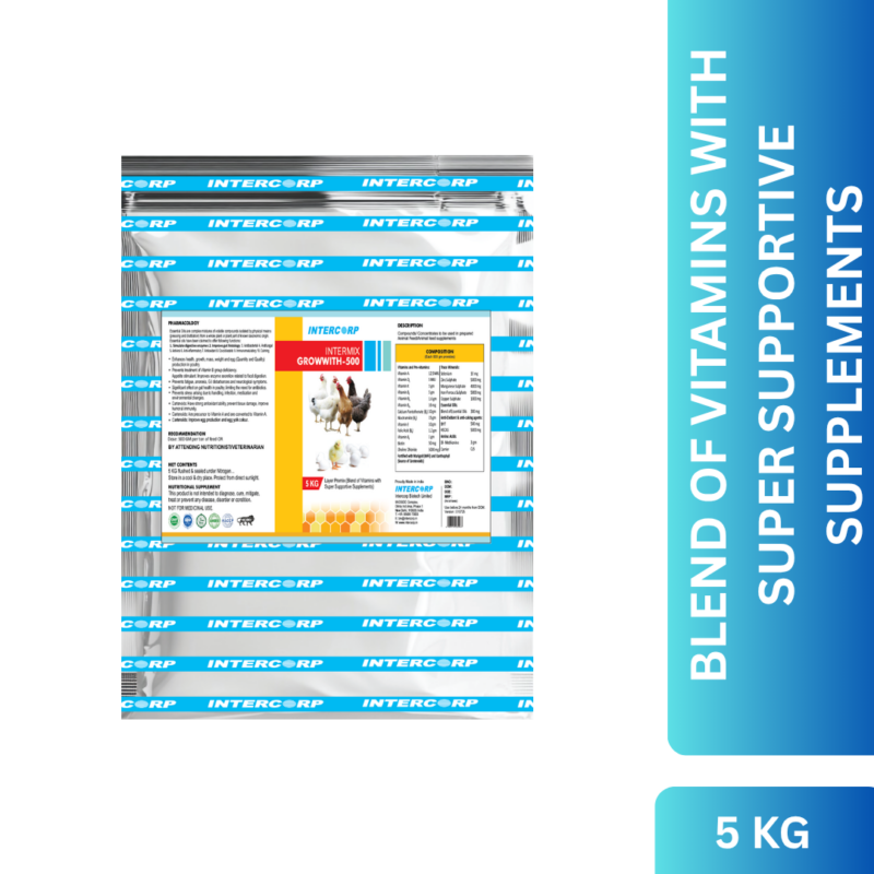 INTERMIX - GROWWITH 500 GROWER FEED PREMIX - PRODUCT IMAGE 5 KG